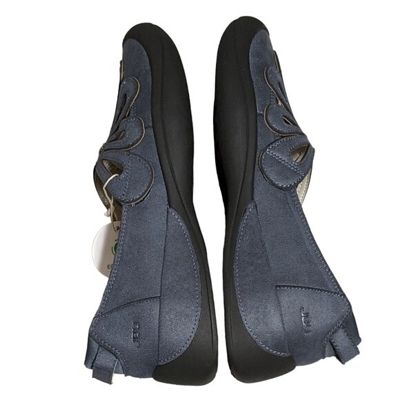 JBU Pearl Eco vegan leather denim slip on loafer style women's shoe size 8.5M - Picture 3 of 9